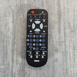 RCA Universal Remote Control w/ 4 Device Controls TV, Cable, VCR, DVD, AUX